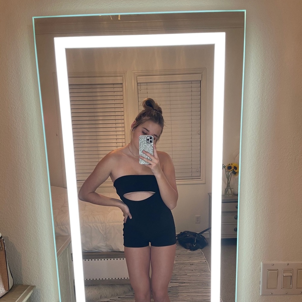 NEW Tiger Mist black under boob body suit